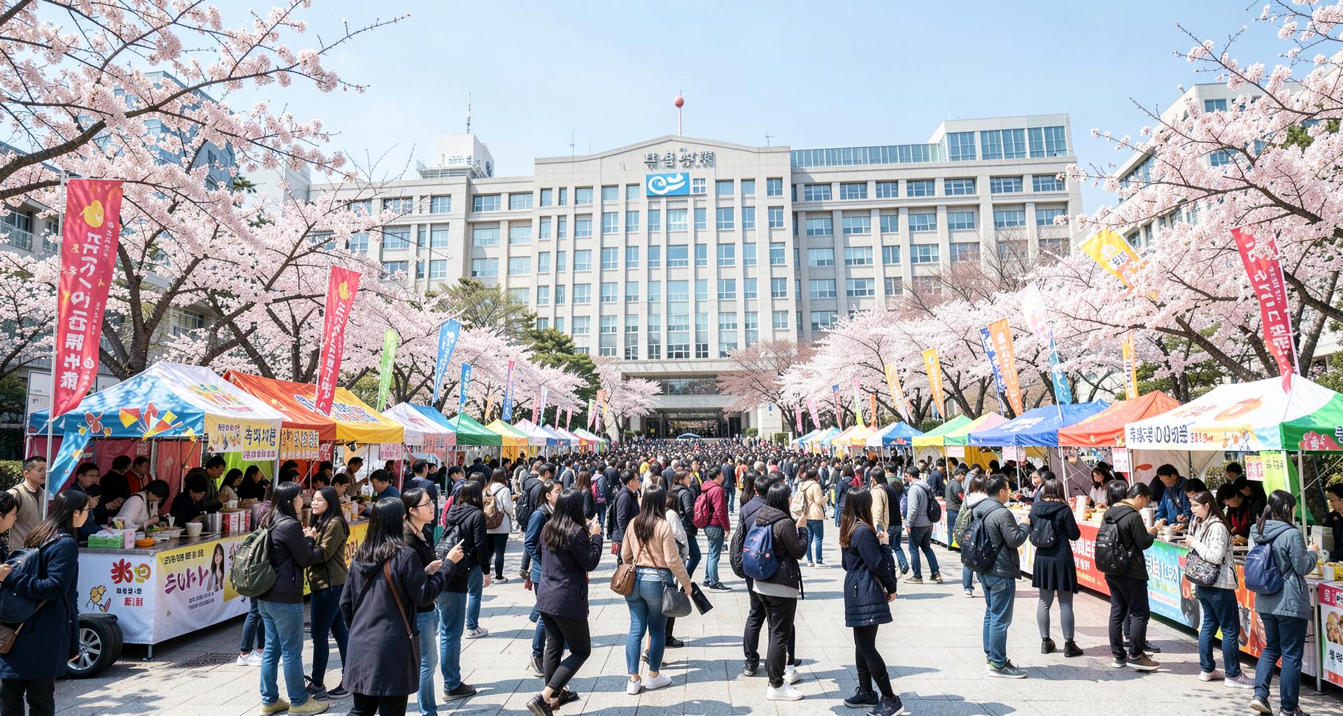 University festival at Hanyang University Seoul